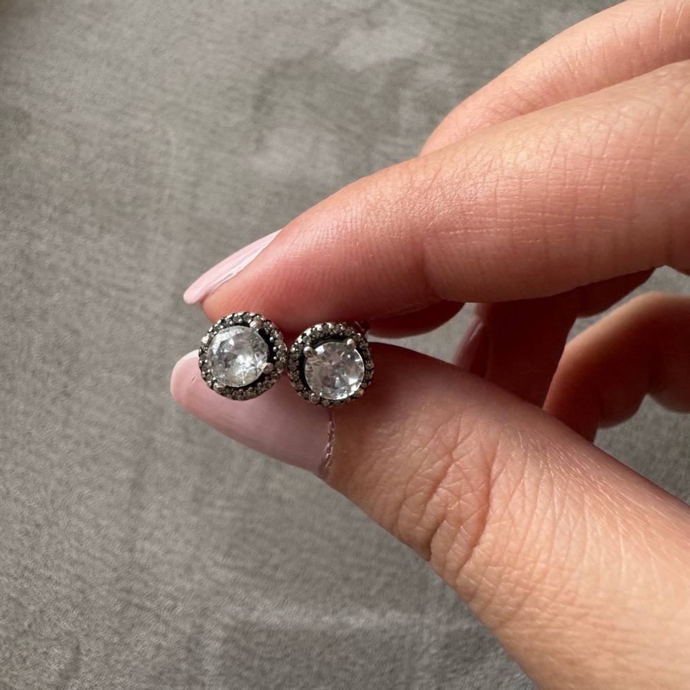 Elegant Silver Stud Earrings